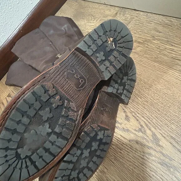 Born BOC Tall Women's Brown Knee High Boots Size 10 Lightly Used - Picture 7 of 9